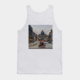 Speeding Past St Peter's Rome Tank Top